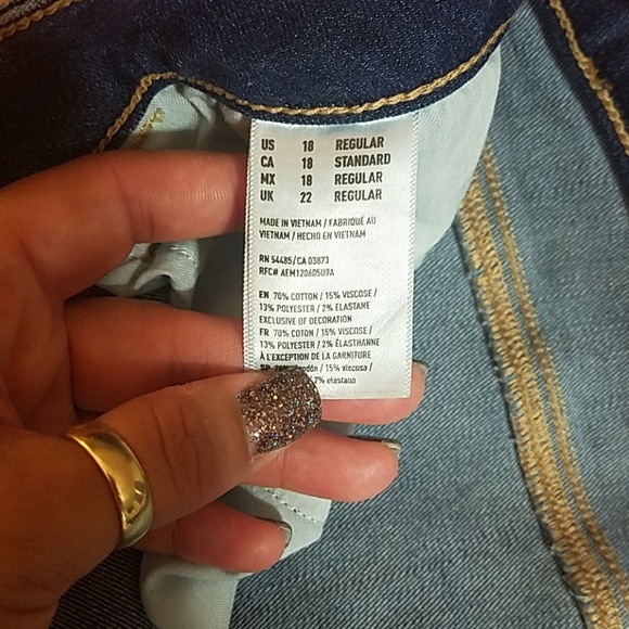 American Eagle Super Hi-Rise Suoer StretchJeggings - Picture 3 of 4